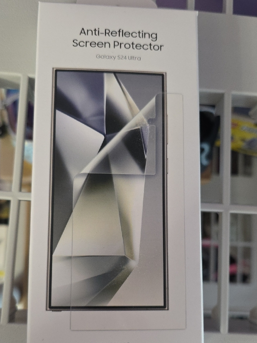 Samsung Anti-Reflecting Screen Protector for Galaxy S24 Ultra - White/Silver